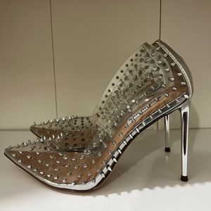 NWT Steve Madden Vala-S Clear Pump
